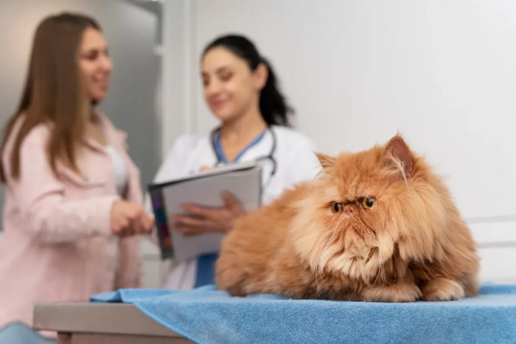 Planlegg kattens veterinærbesøk
